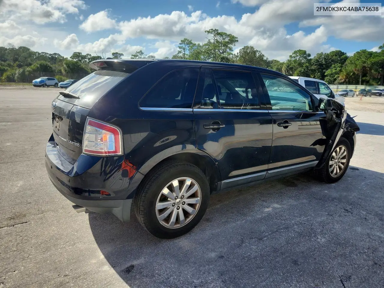 2010 FORD EDGE VIN 2FMDK3KC4ABA75638 — фото 3
