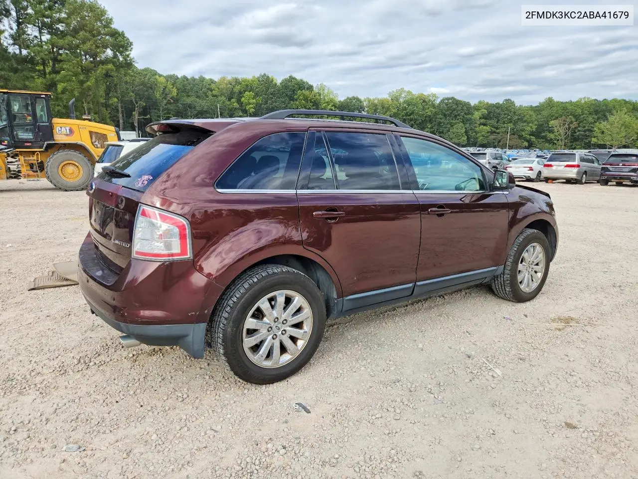 2010 FORD EDGE VIN 2FMDK3KC2ABA41679 — фото 3