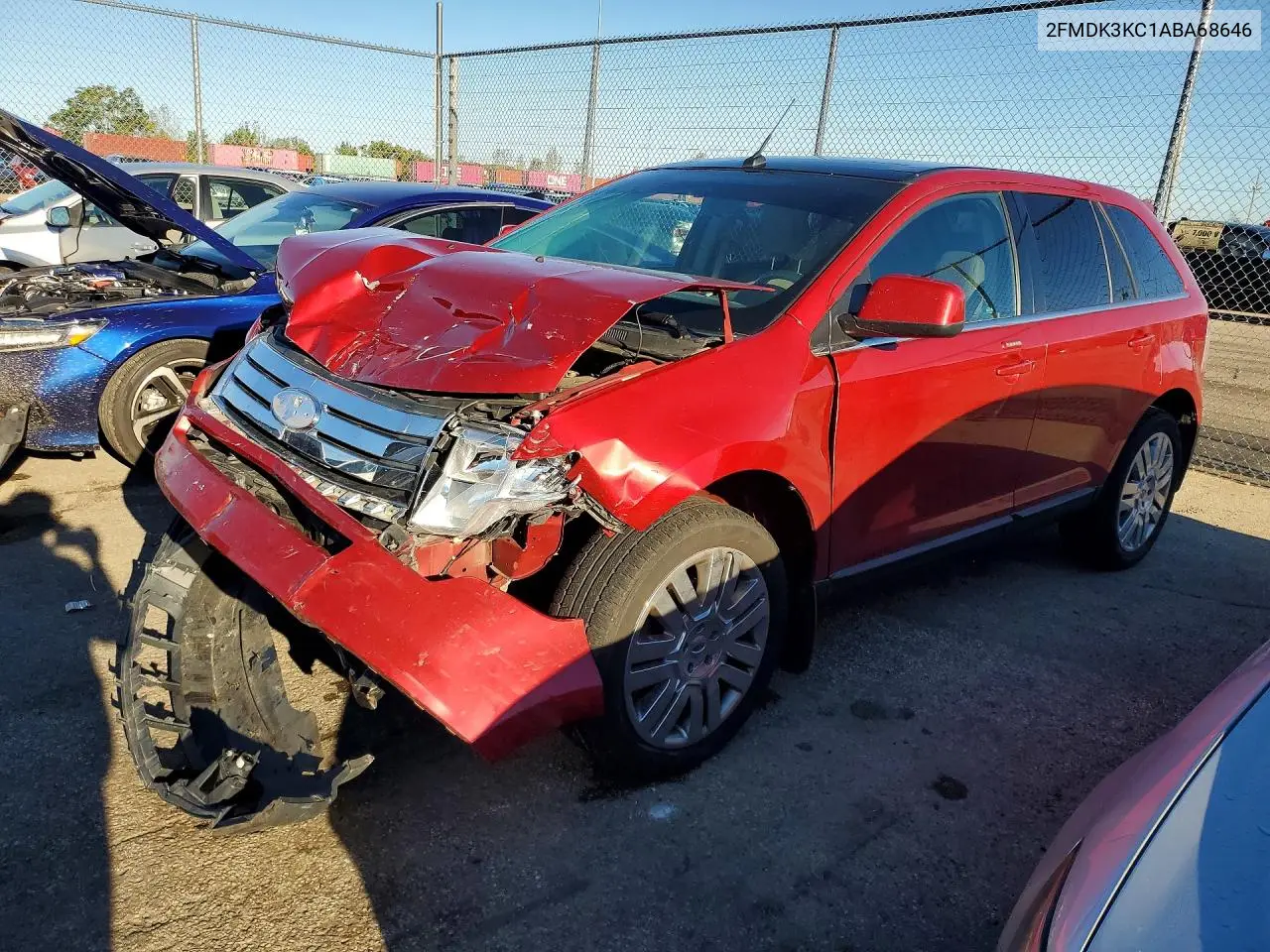 FORD EDGE 2010, VIN 2FMDK3KC1ABA68646