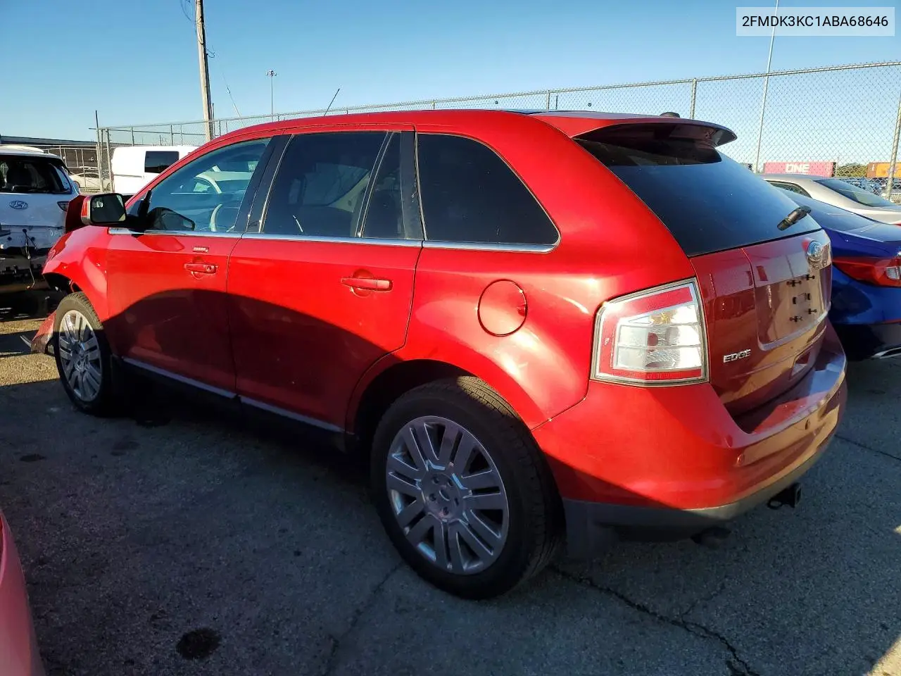 2010 FORD EDGE VIN 2FMDK3KC1ABA68646 — фото 2