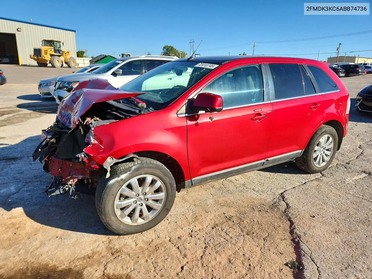 FORD EDGE 2010, VIN 2FMDK3KC6ABB74736