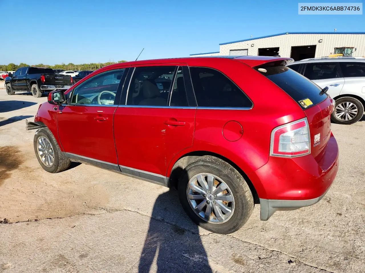 2010 FORD EDGE VIN 2FMDK3KC6ABB74736 — фото 2