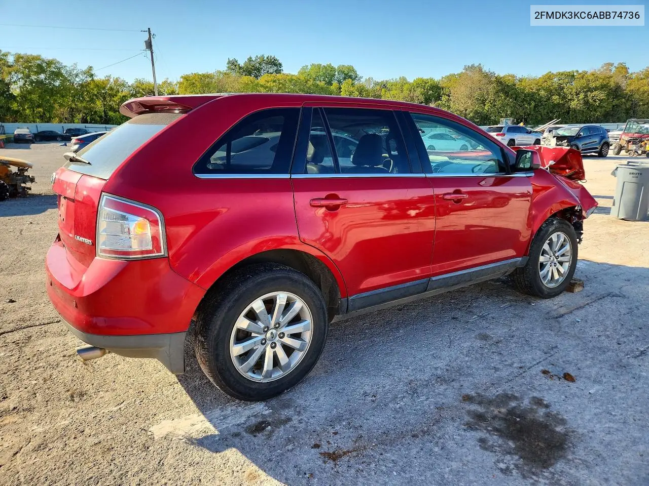 2010 FORD EDGE VIN 2FMDK3KC6ABB74736 — фото 3