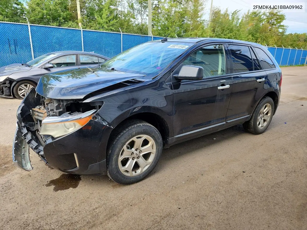 FORD EDGE 2011, VIN 2FMDK4JC1BBA09962