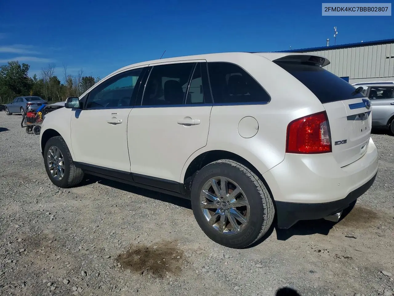 2011 FORD EDGE VIN 2FMDK4KC7BBB02807 — фото 2