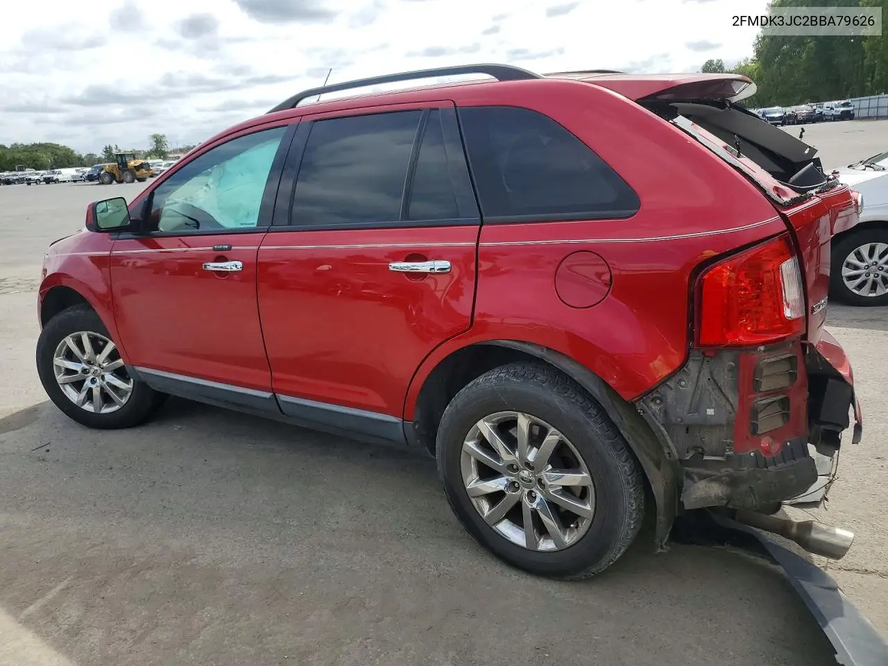 2011 FORD EDGE VIN 2FMDK3JC2BBA79626 — фото 2