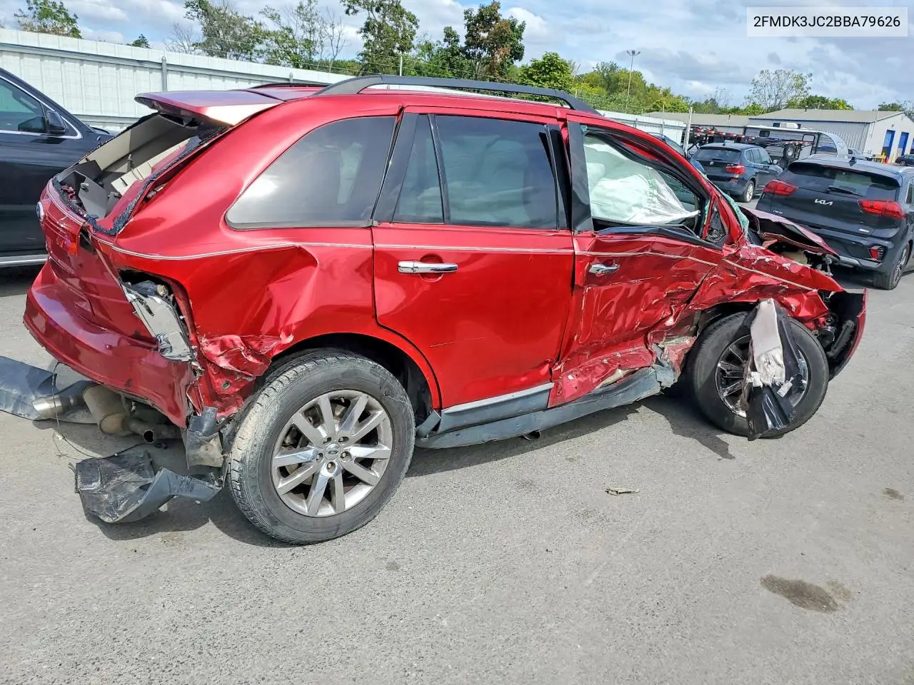 2011 FORD EDGE VIN 2FMDK3JC2BBA79626 — фото 3