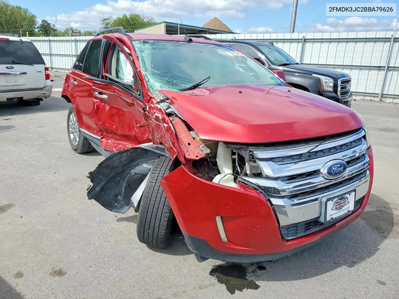 2011 FORD EDGE VIN 2FMDK3JC2BBA79626 — фото 4