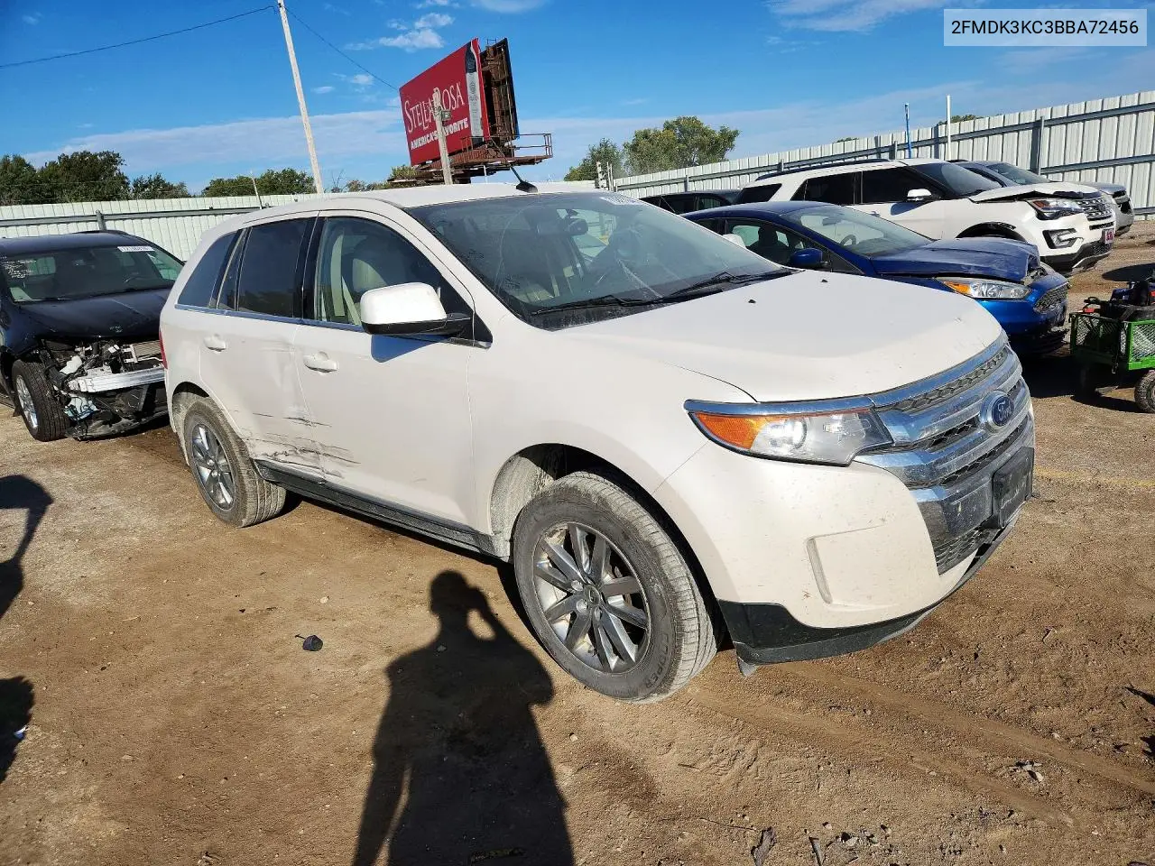 2011 FORD EDGE VIN 2FMDK3KC3BBA72456 — фото 4