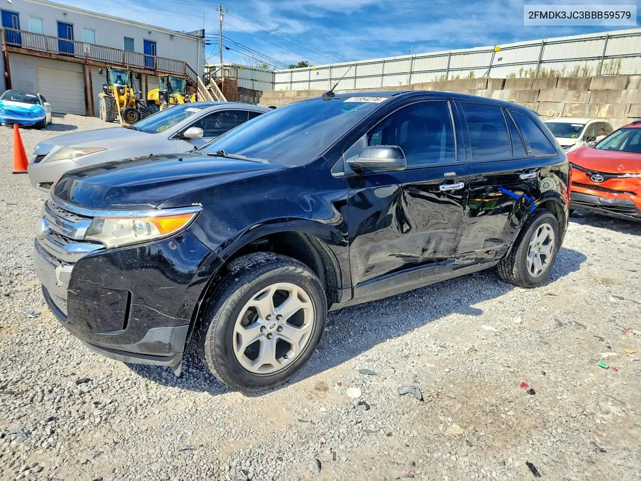 FORD EDGE 2011, VIN 2FMDK3JC3BBB59579