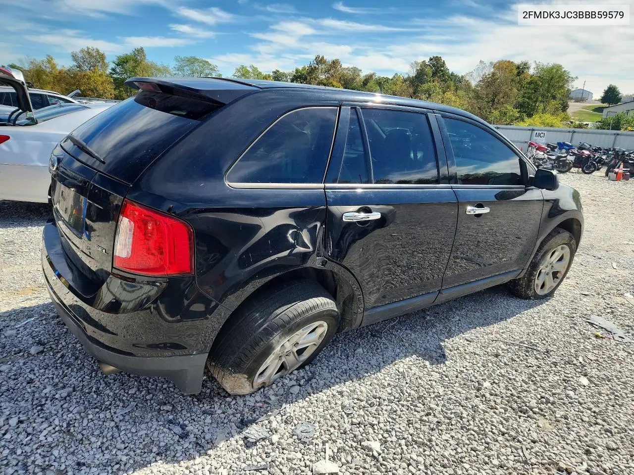 2011 FORD EDGE VIN 2FMDK3JC3BBB59579 — фото 3