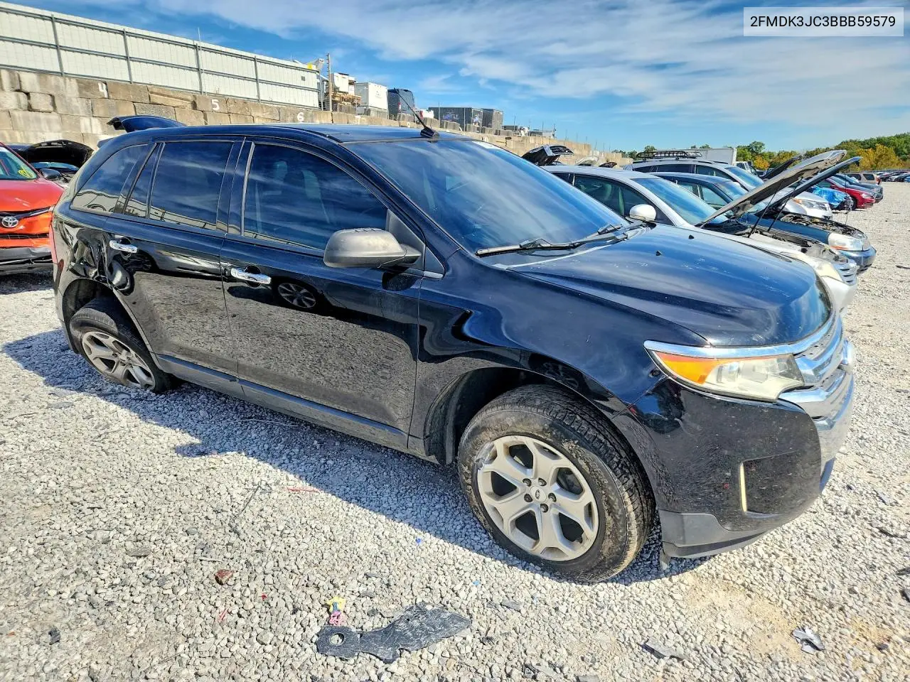 2011 FORD EDGE VIN 2FMDK3JC3BBB59579 — фото 4