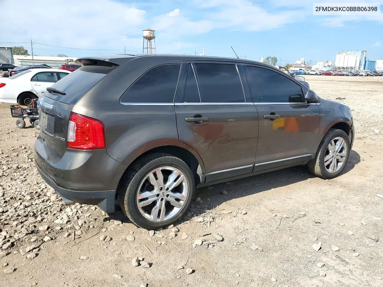 2011 FORD EDGE VIN 2FMDK3KC0BBB06398 — фото 3