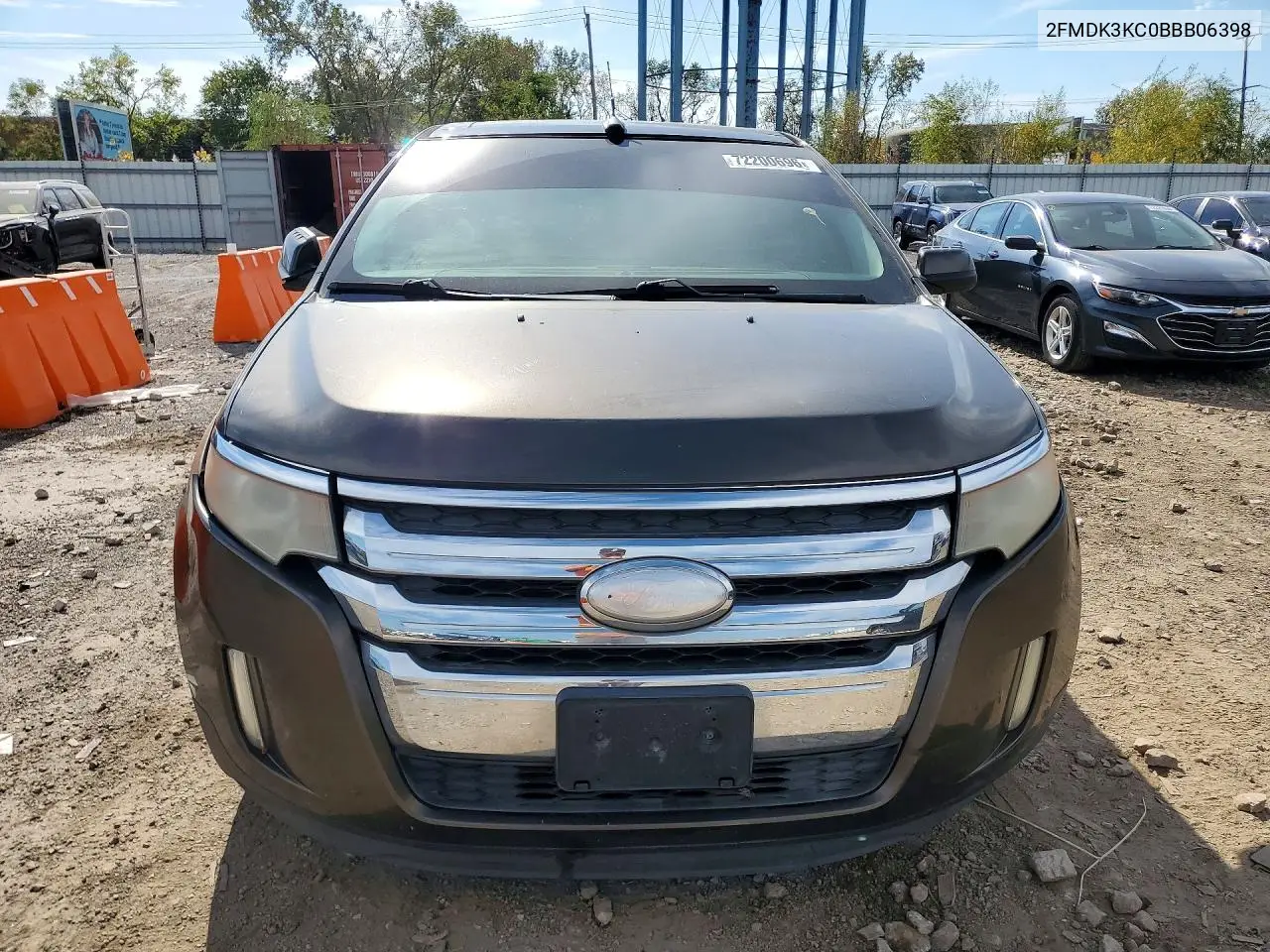2011 FORD EDGE VIN 2FMDK3KC0BBB06398 — фото 5