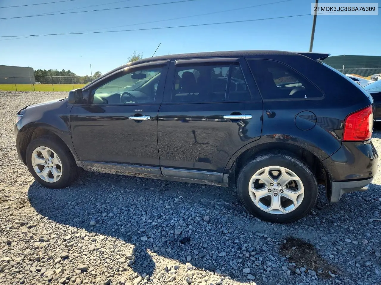 2011 FORD EDGE VIN 2FMDK3JC8BBA76309 — фото 2