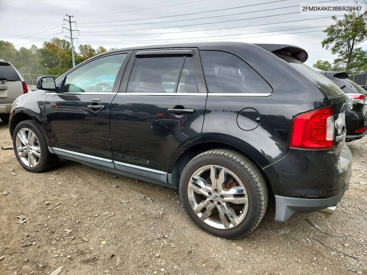 2011 FORD EDGE VIN 2FMDK4KC3BBA28947 — фото 2