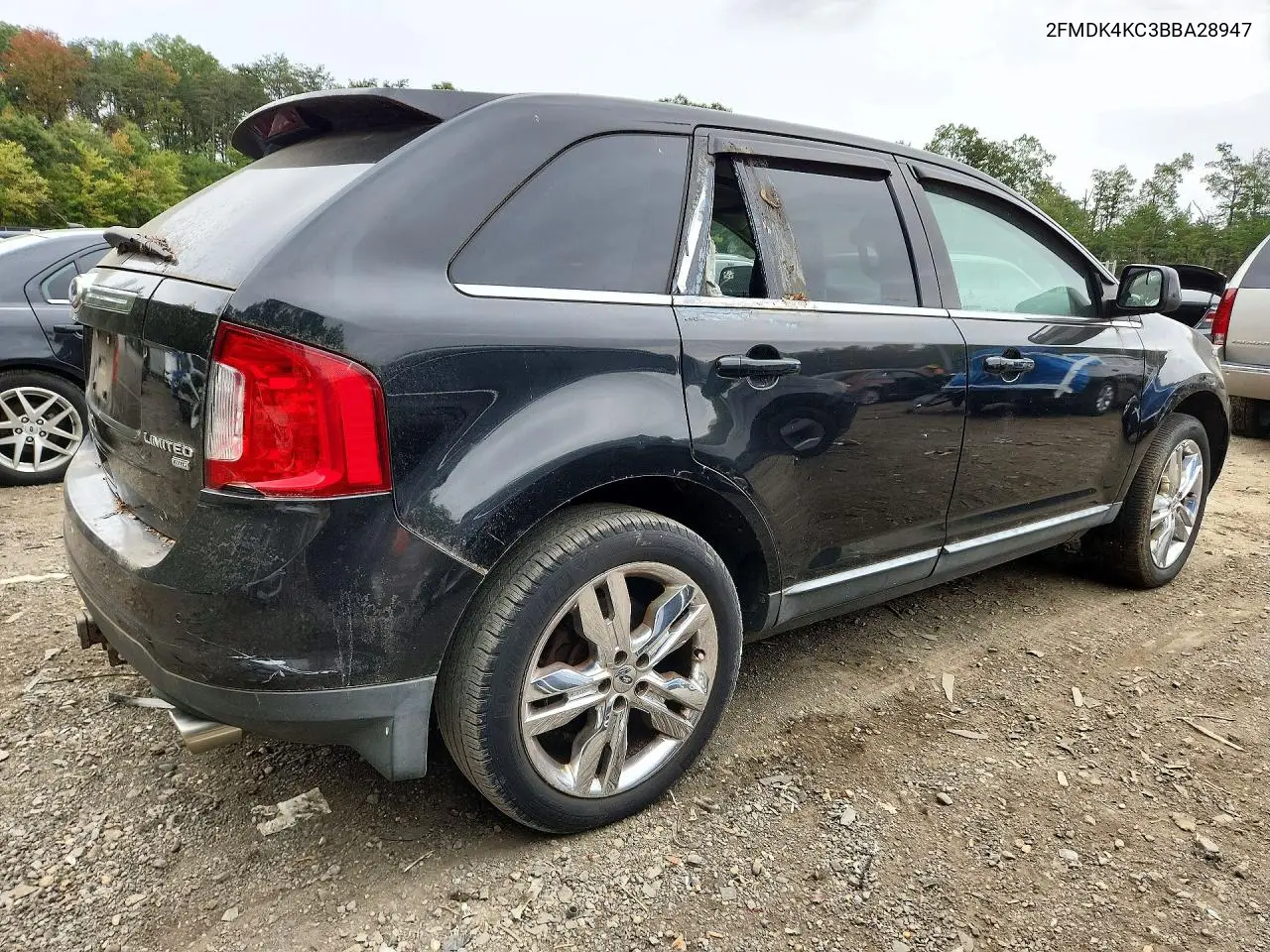2011 FORD EDGE VIN 2FMDK4KC3BBA28947 — фото 3