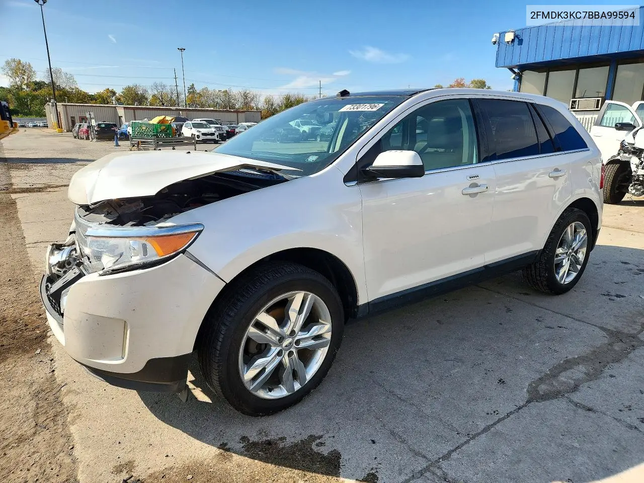 FORD EDGE 2011, VIN 2FMDK3KC7BBA99594