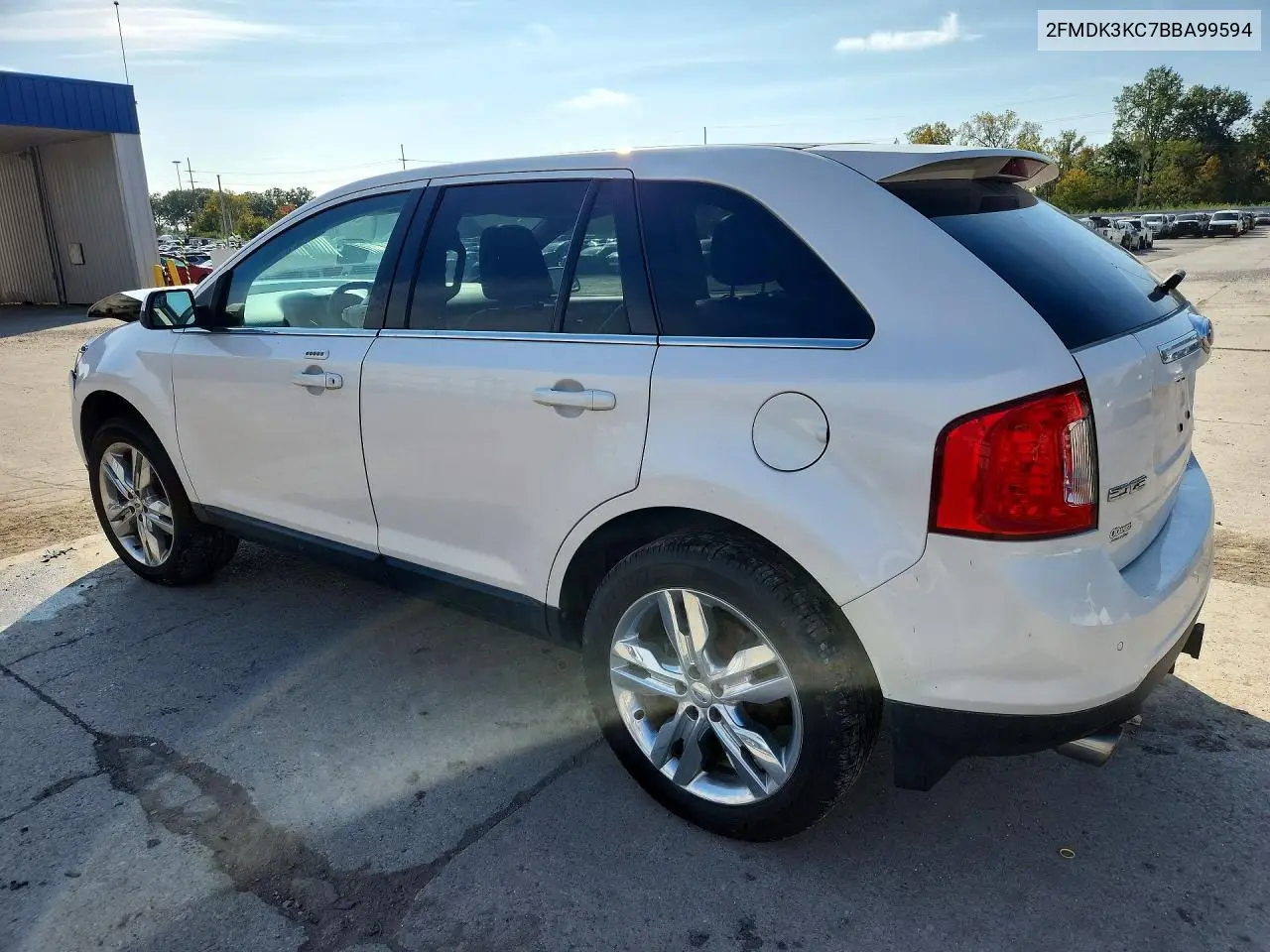 2011 FORD EDGE VIN 2FMDK3KC7BBA99594 — фото 2