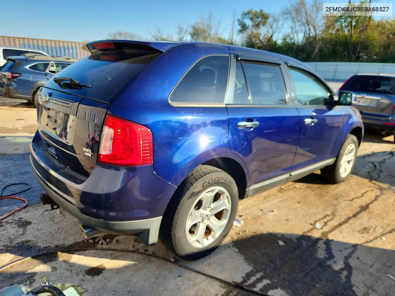 2011 FORD EDGE VIN 2FMDK4JC3BBA68527 — фото 3