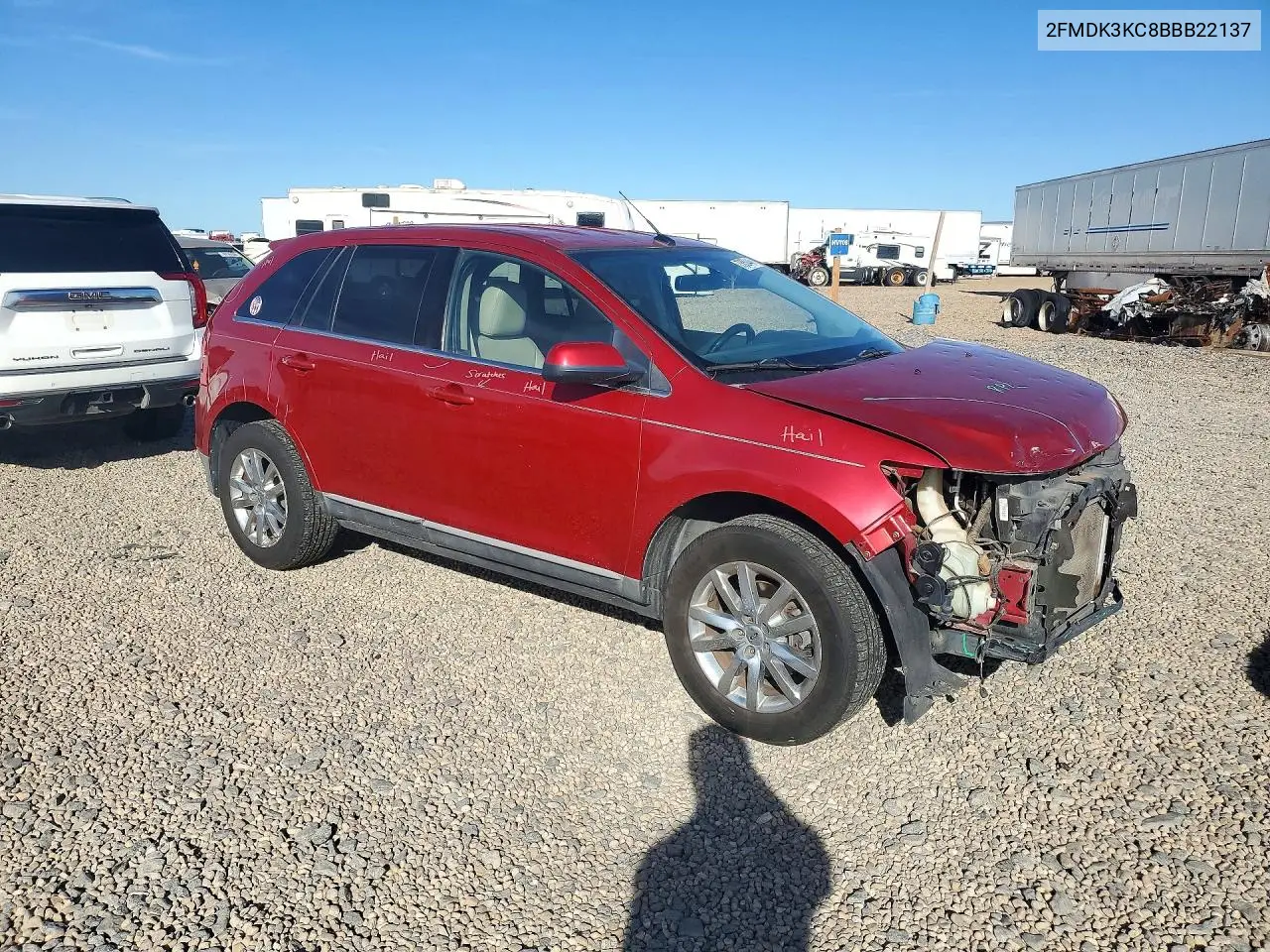 2011 FORD EDGE VIN 2FMDK3KC8BBB22137 — фото 4