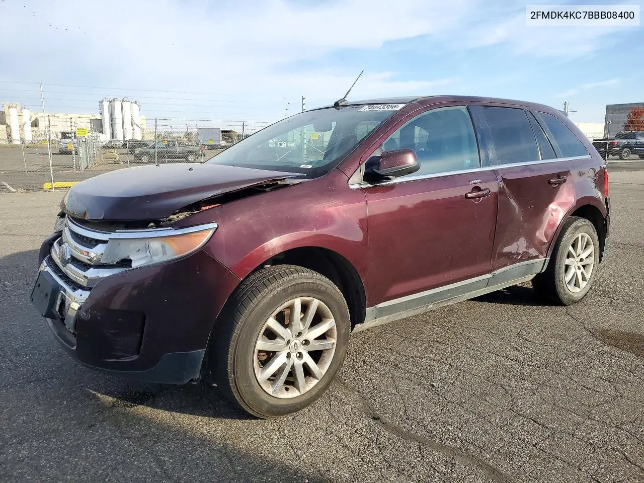 FORD EDGE 2011, VIN 2FMDK4KC7BBB08400