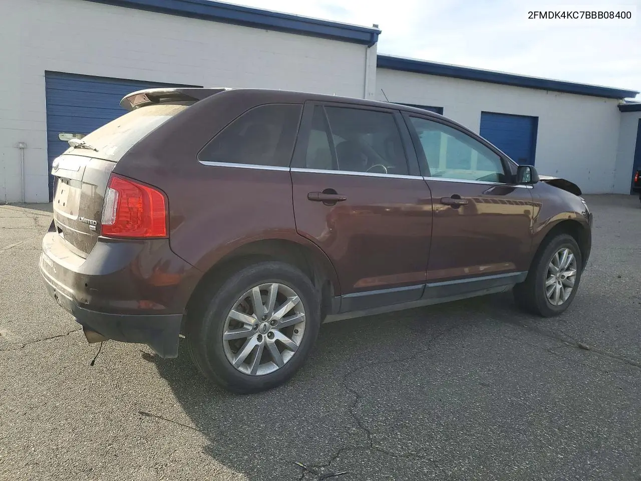 2011 FORD EDGE VIN 2FMDK4KC7BBB08400 — фото 3