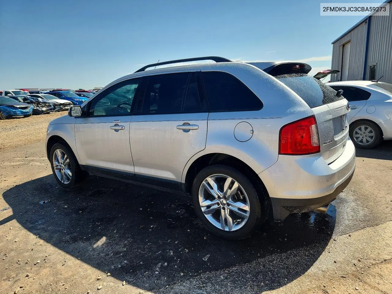 2012 FORD EDGE VIN 2FMDK3JC3CBA59273 — фото 2