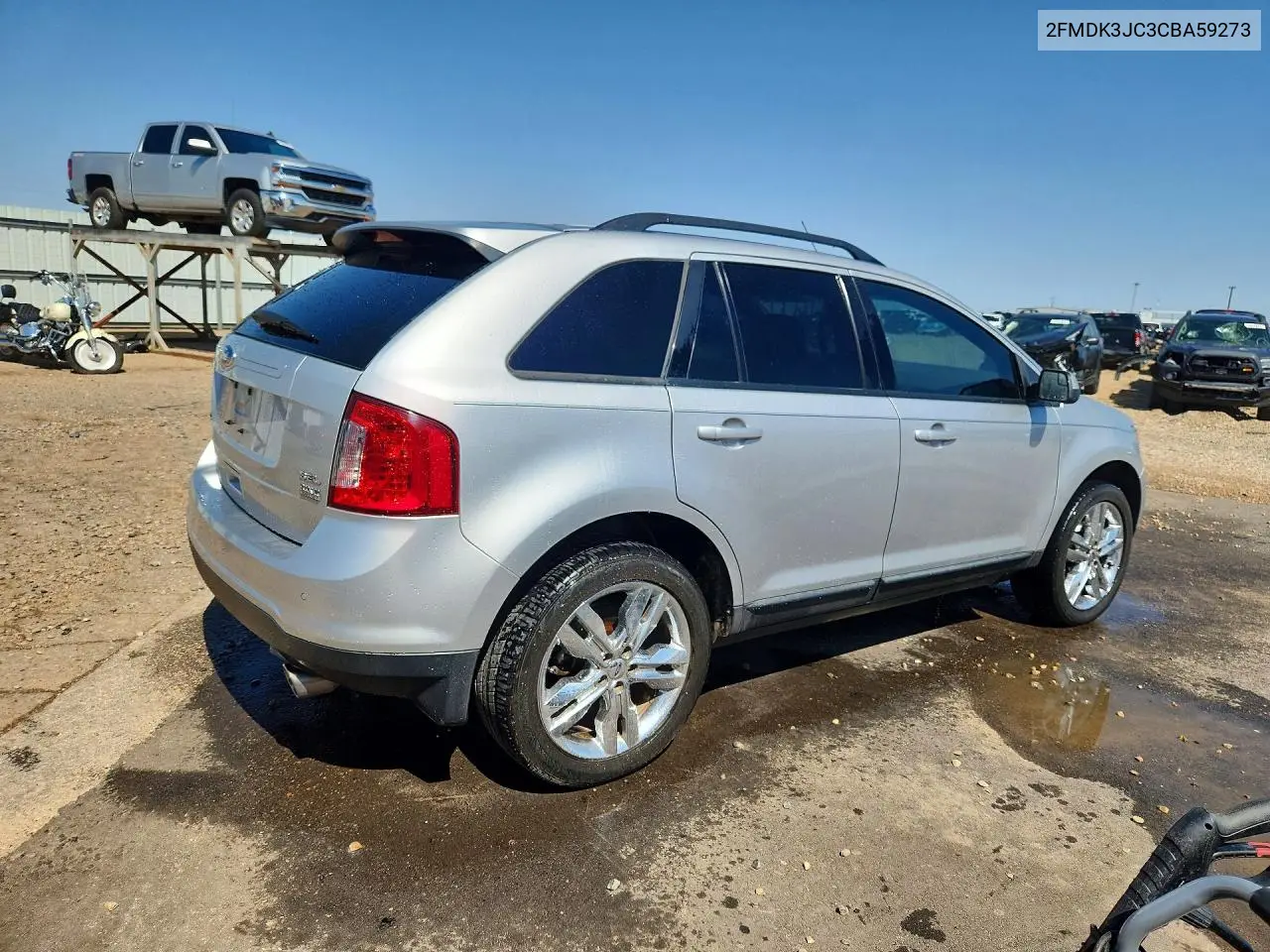 2012 FORD EDGE VIN 2FMDK3JC3CBA59273 — фото 3