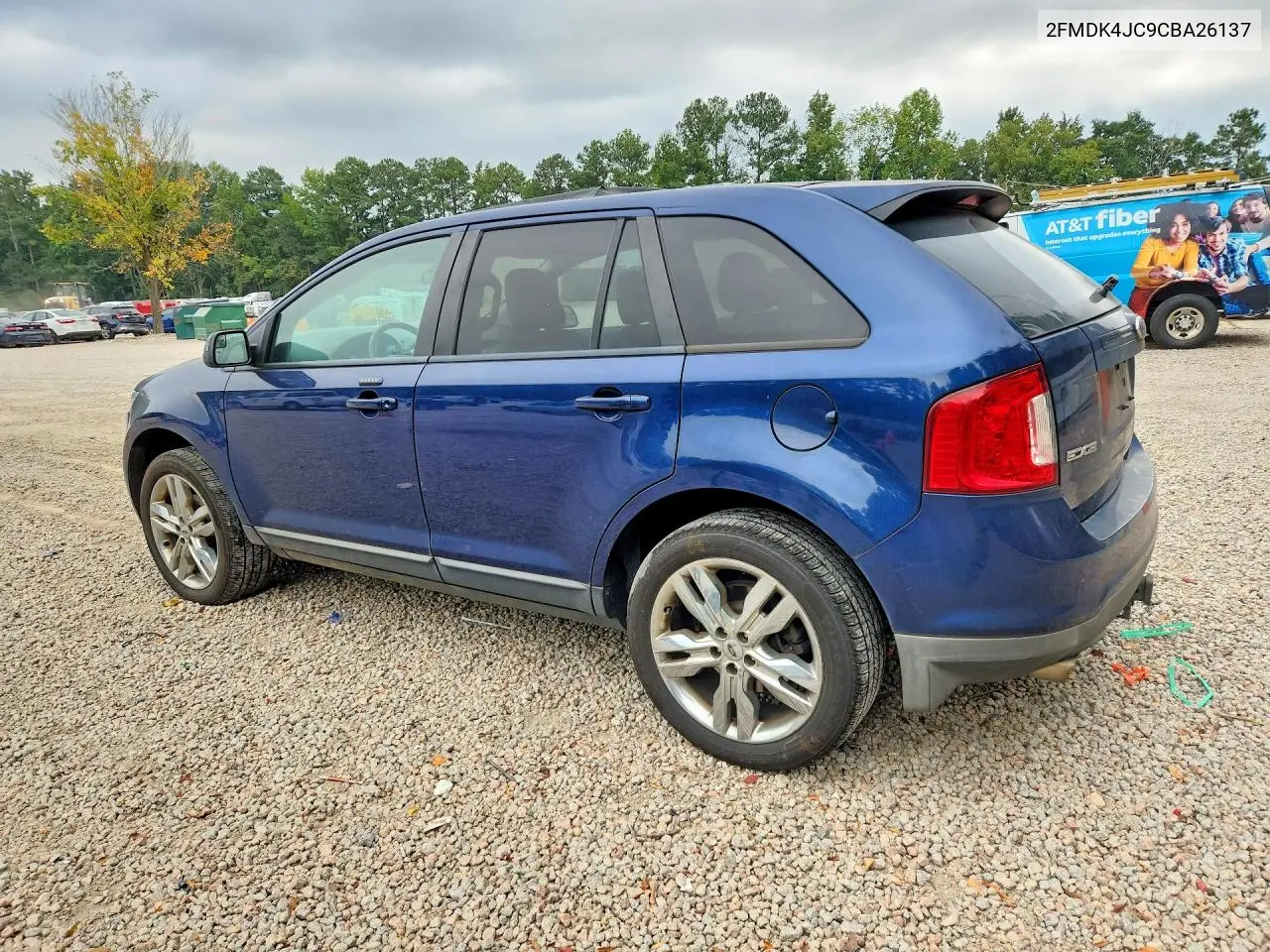 2012 FORD EDGE VIN 2FMDK4JC9CBA26137 — фото 2