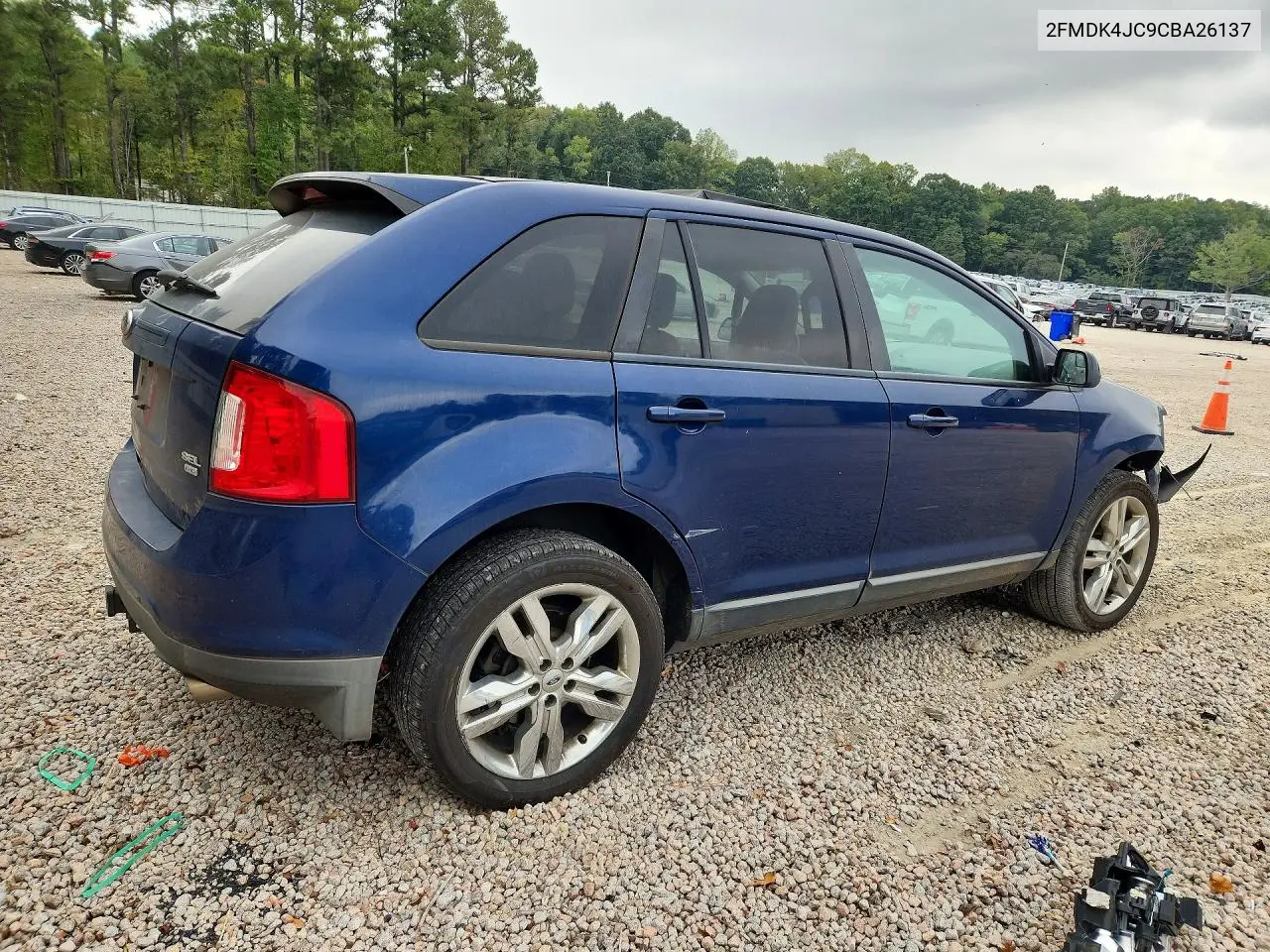 2012 FORD EDGE VIN 2FMDK4JC9CBA26137 — фото 3