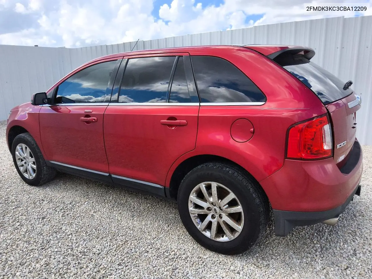 2012 FORD EDGE VIN 2FMDK3KC3CBA12209 — фото 2
