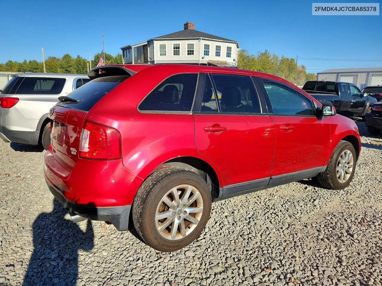 2012 FORD EDGE VIN 2FMDK4JC7CBA85378 — фото 3