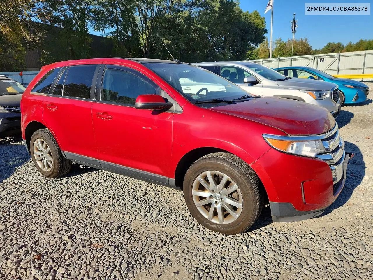 2012 FORD EDGE VIN 2FMDK4JC7CBA85378 — фото 4