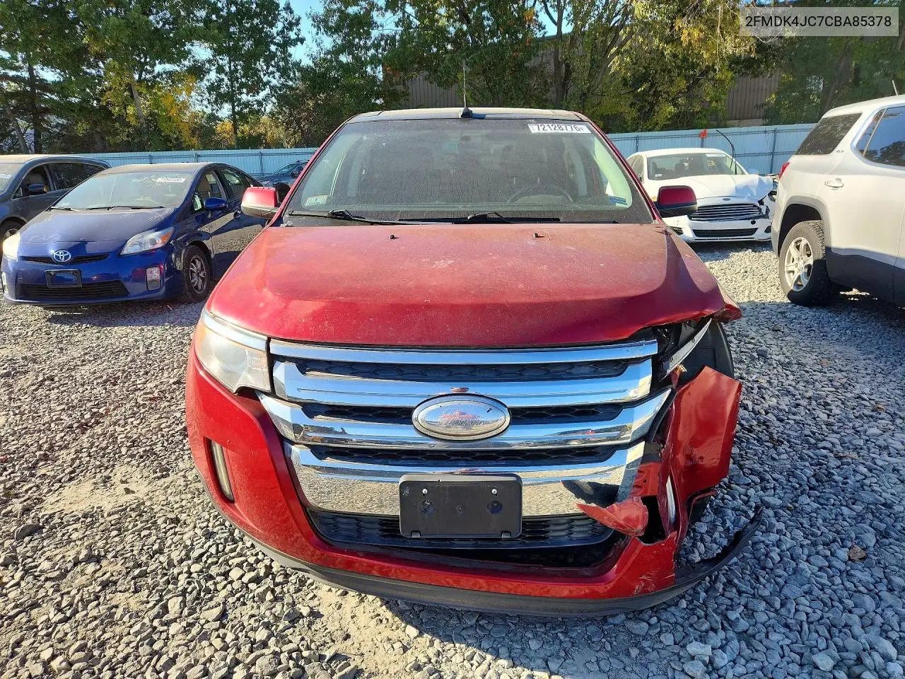 2012 FORD EDGE VIN 2FMDK4JC7CBA85378 — фото 5