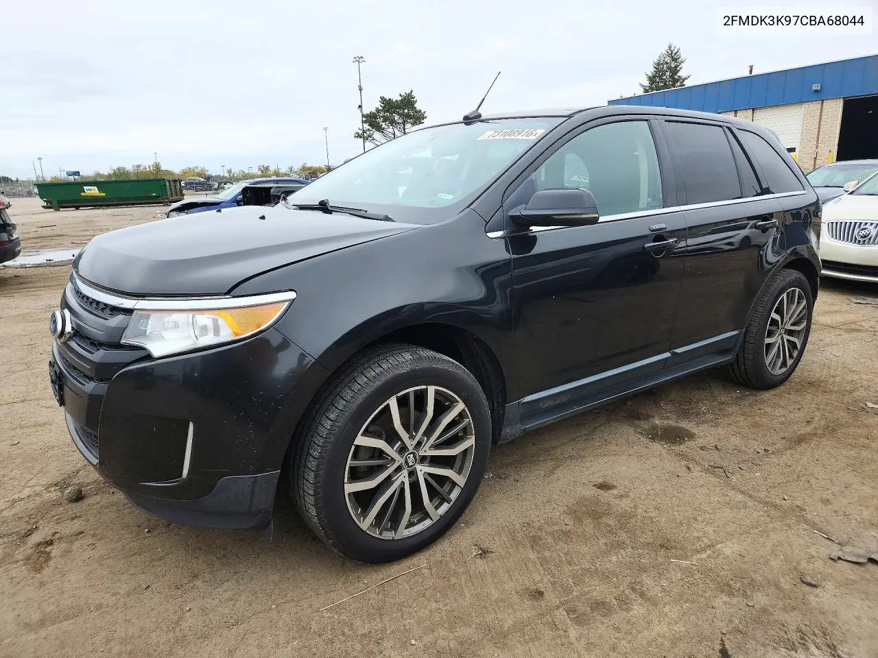 FORD EDGE 2012, VIN 2FMDK3K97CBA68044