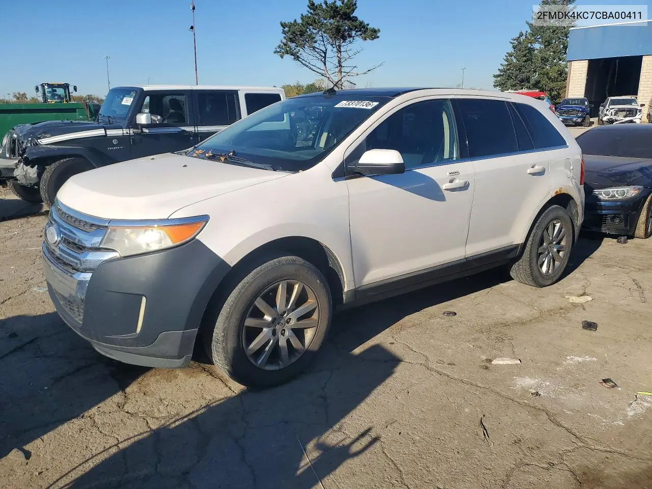 FORD EDGE 2012, VIN 2FMDK4KC7CBA00411