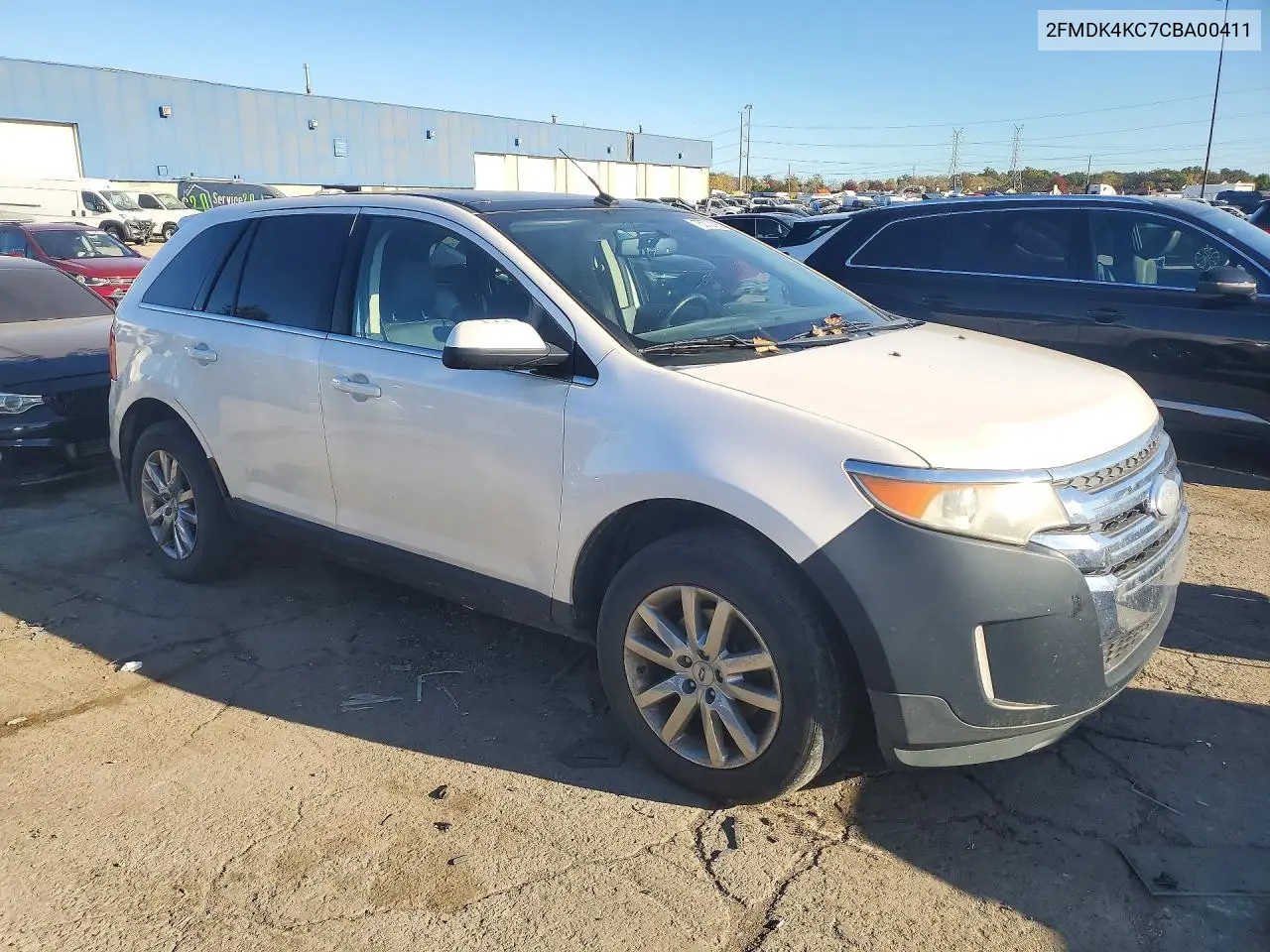 2012 FORD EDGE VIN 2FMDK4KC7CBA00411 — фото 4