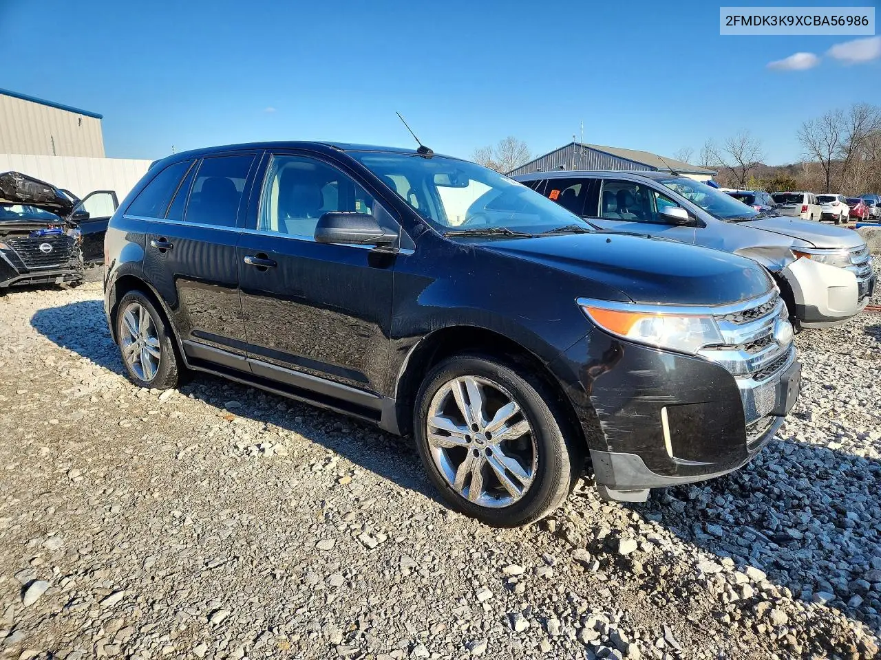 2012 FORD EDGE VIN 2FMDK3K9XCBA56986 — фото 4