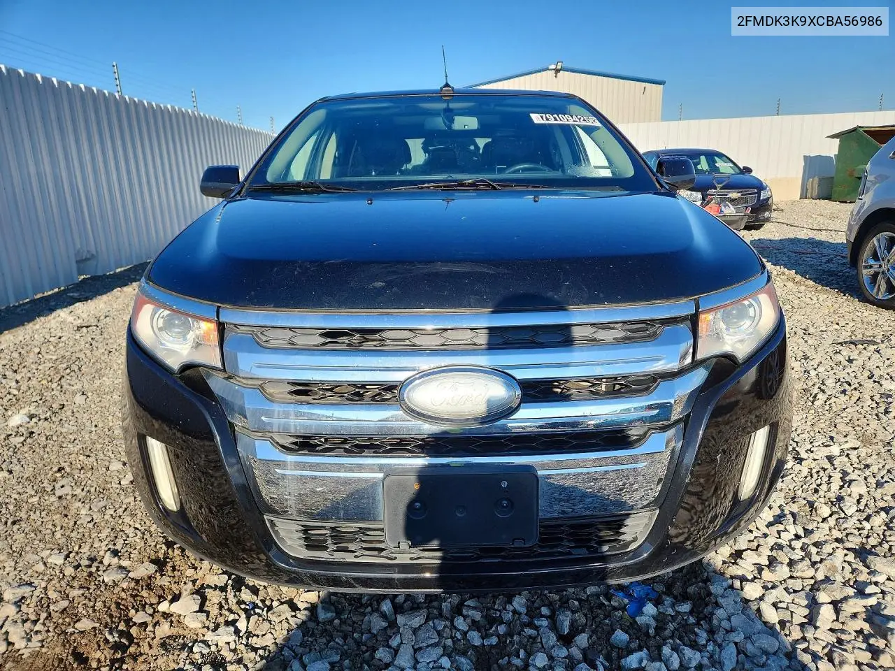 2012 FORD EDGE VIN 2FMDK3K9XCBA56986 — фото 5