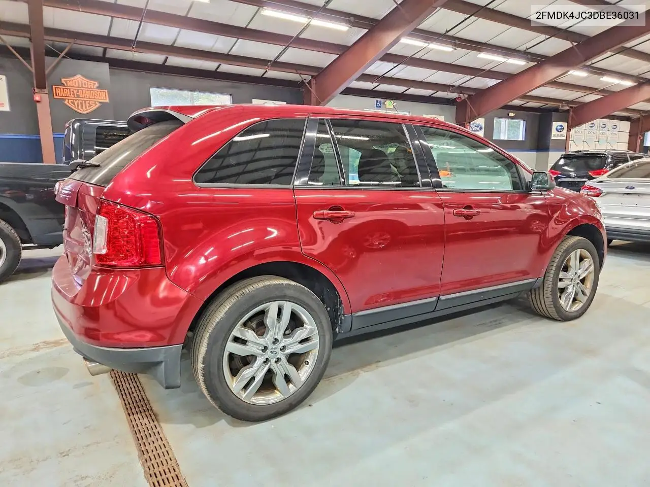 2013 FORD EDGE VIN 2FMDK4JC3DBE36031 — фото 3