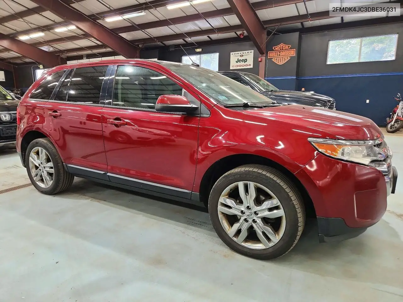 2013 FORD EDGE VIN 2FMDK4JC3DBE36031 — фото 4