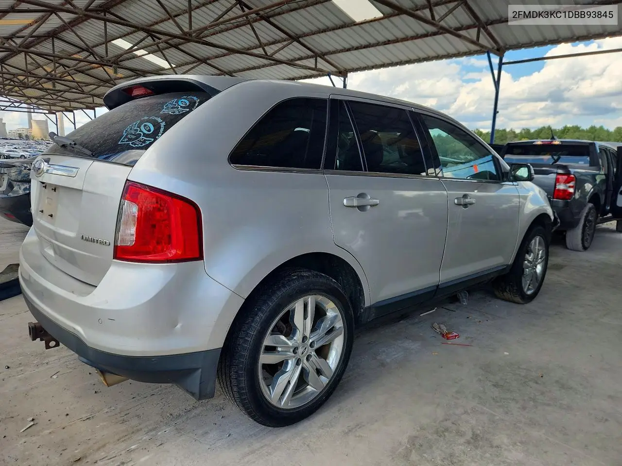 2013 FORD EDGE VIN 2FMDK3KC1DBB93845 — фото 3