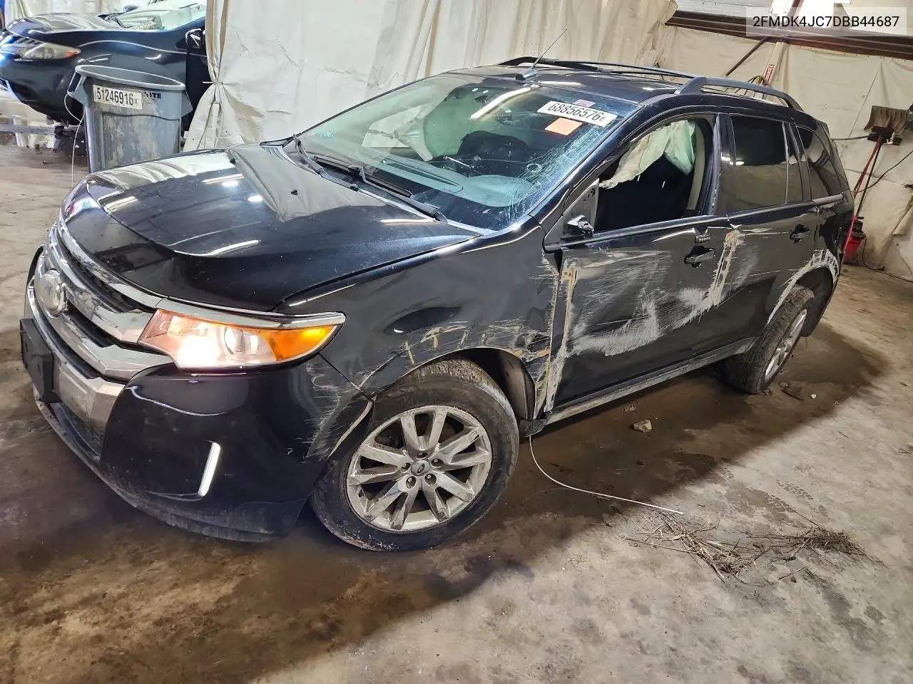 FORD EDGE 2013, VIN 2FMDK4JC7DBB44687