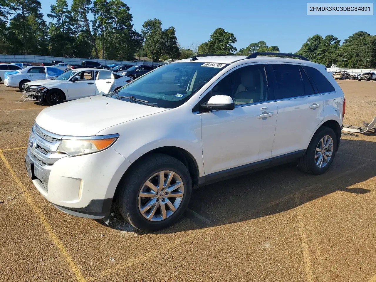 FORD EDGE 2013, VIN 2FMDK3KC3DBC84891