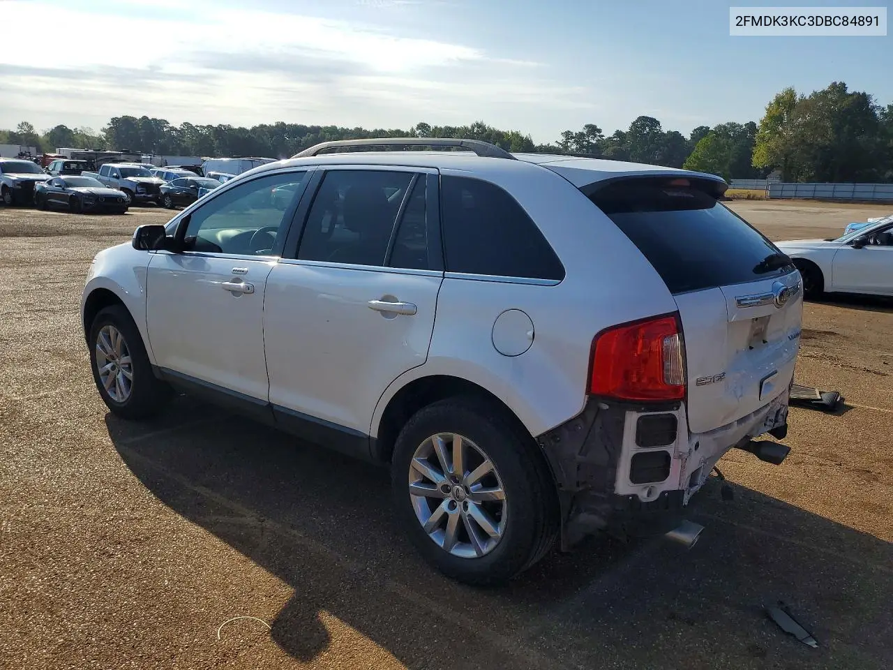 2013 FORD EDGE VIN 2FMDK3KC3DBC84891 — фото 2