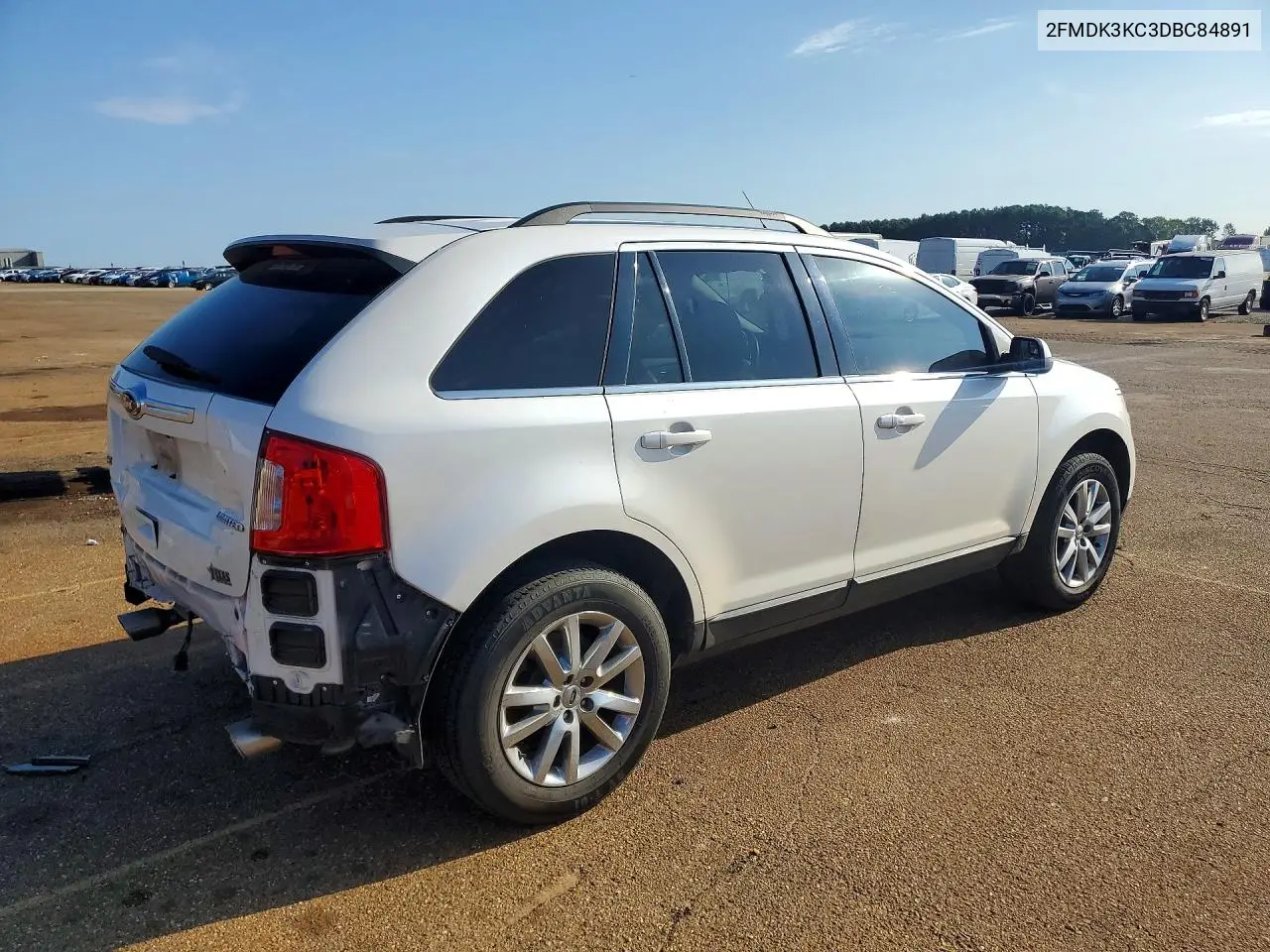 2013 FORD EDGE VIN 2FMDK3KC3DBC84891 — фото 3