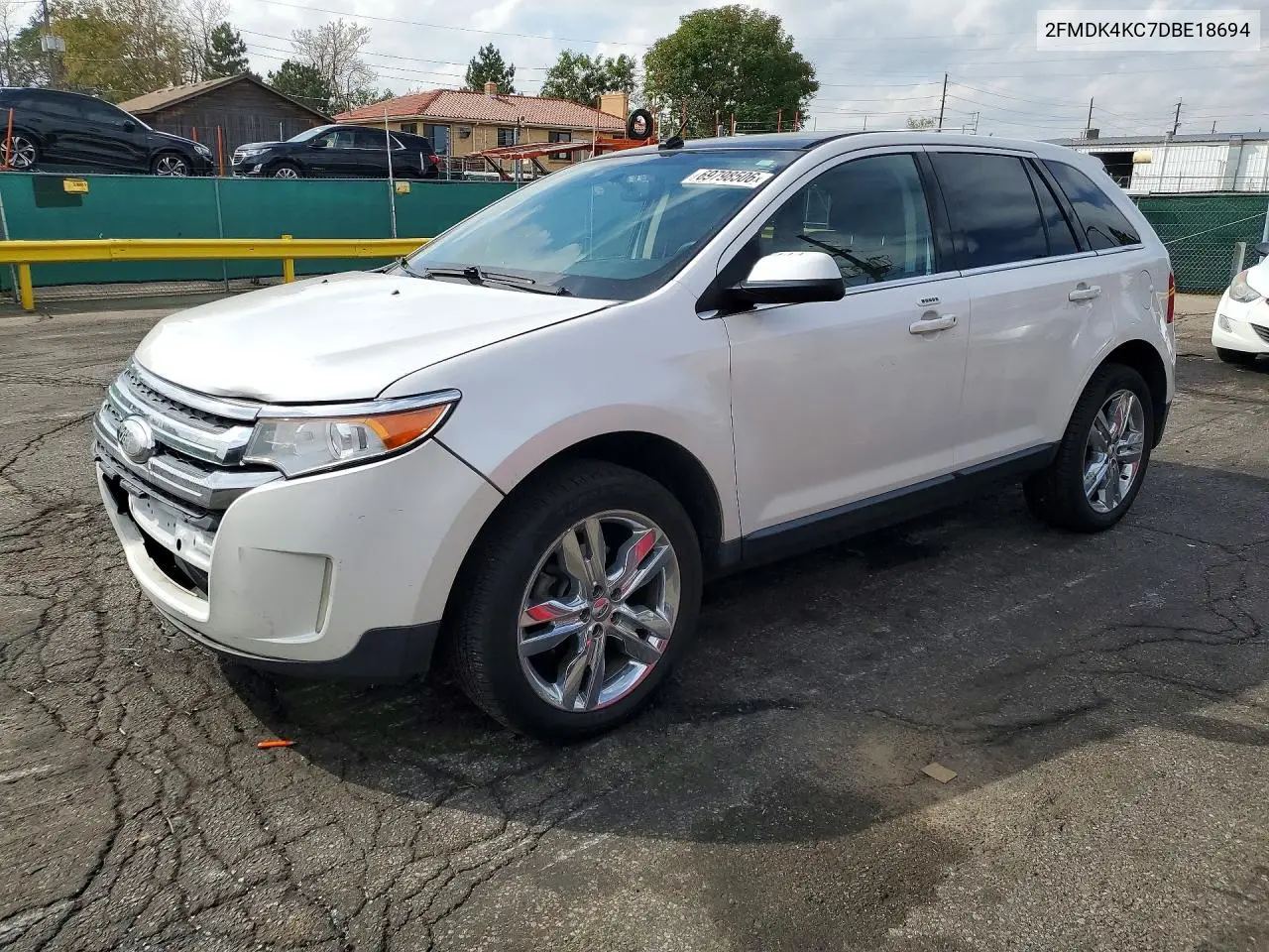 FORD EDGE 2013, VIN 2FMDK4KC7DBE18694