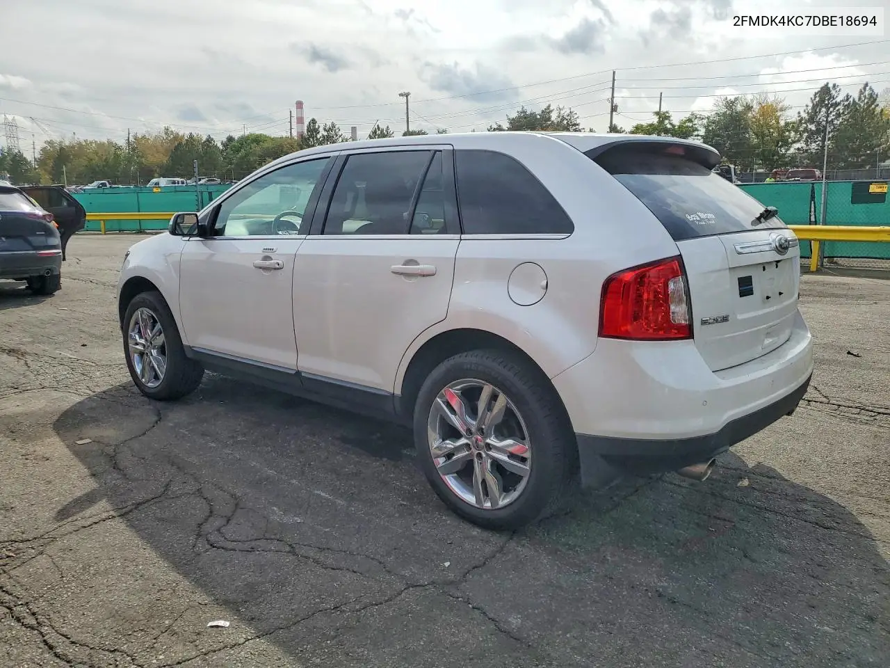 2013 FORD EDGE VIN 2FMDK4KC7DBE18694 — фото 2