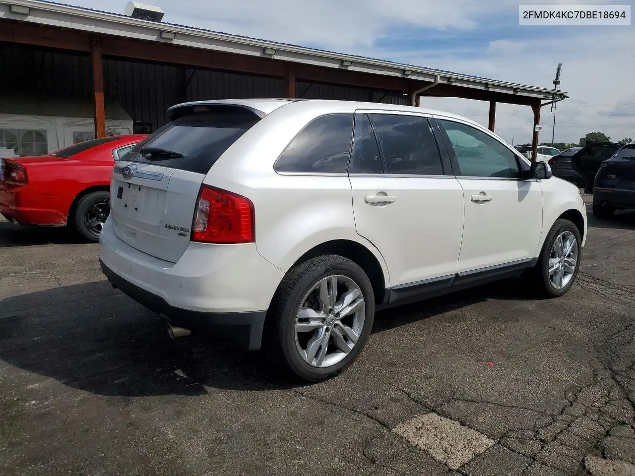 2013 FORD EDGE VIN 2FMDK4KC7DBE18694 — фото 3